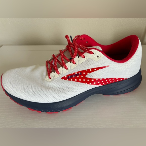 Brooks Launch 7 Stars & Stripes Edition Sneaker, Men’s 12B - Picture 4 of 7